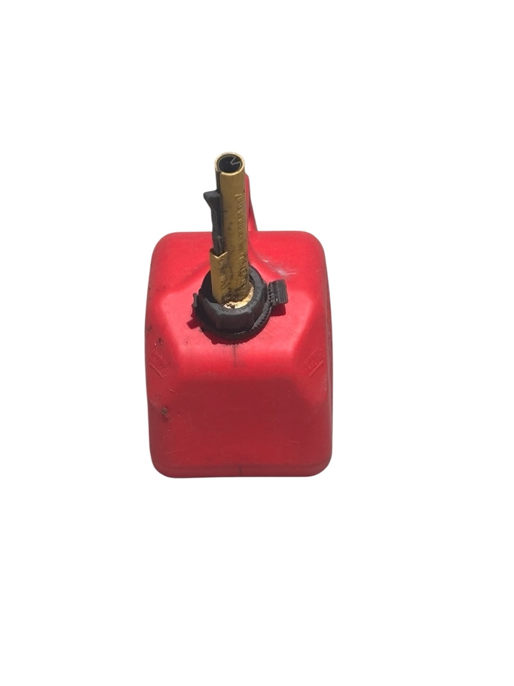 Red Fuel Can Spout Assembly